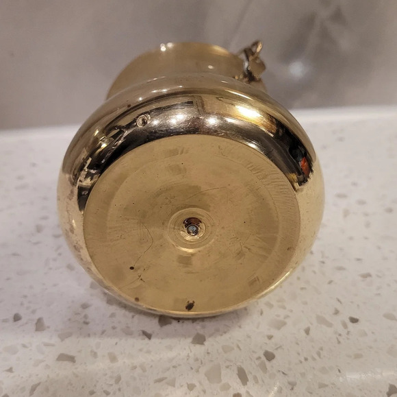 Vintage Mini Brass Pot w Handle - Picture 4 of 4